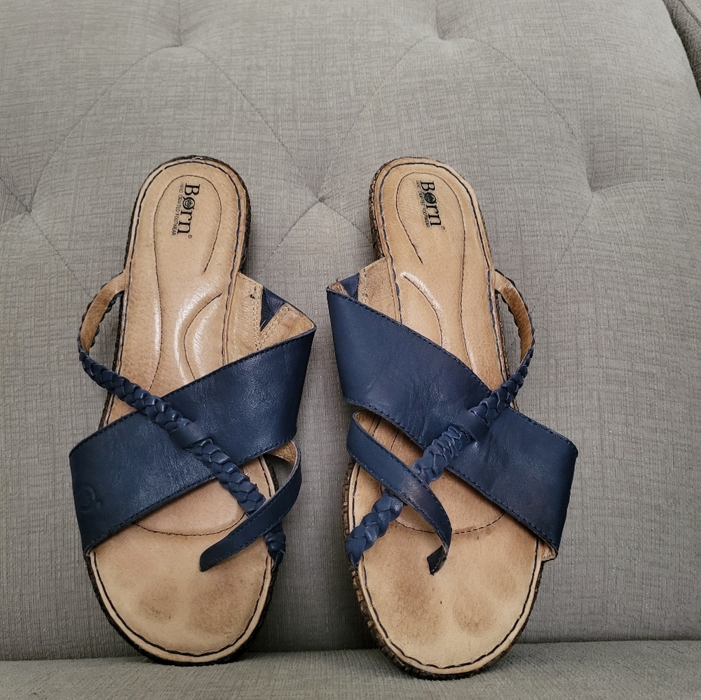 Born leather sandals